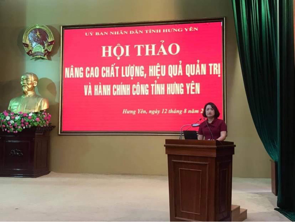   HỘI THẢO NÂNG CAO CHẤT LƯỢNG, HIỆU QUẢ QUẢN TRỊ VÀ HÀNH CHÍNH CÔNG (PAPI) TỈNH HƯNG YÊN