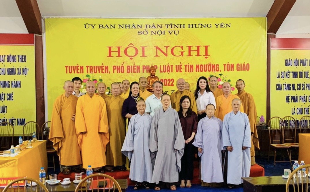   Sở Nội vụ tổ chức Hội nghị tuyên truyền, phổ biến pháp luật về tín ngưỡng, tôn giáo cho chức sắc, chức việc, nhà tu hành, tín đồ tôn giáo trên địa bàn tỉnh năm 2022