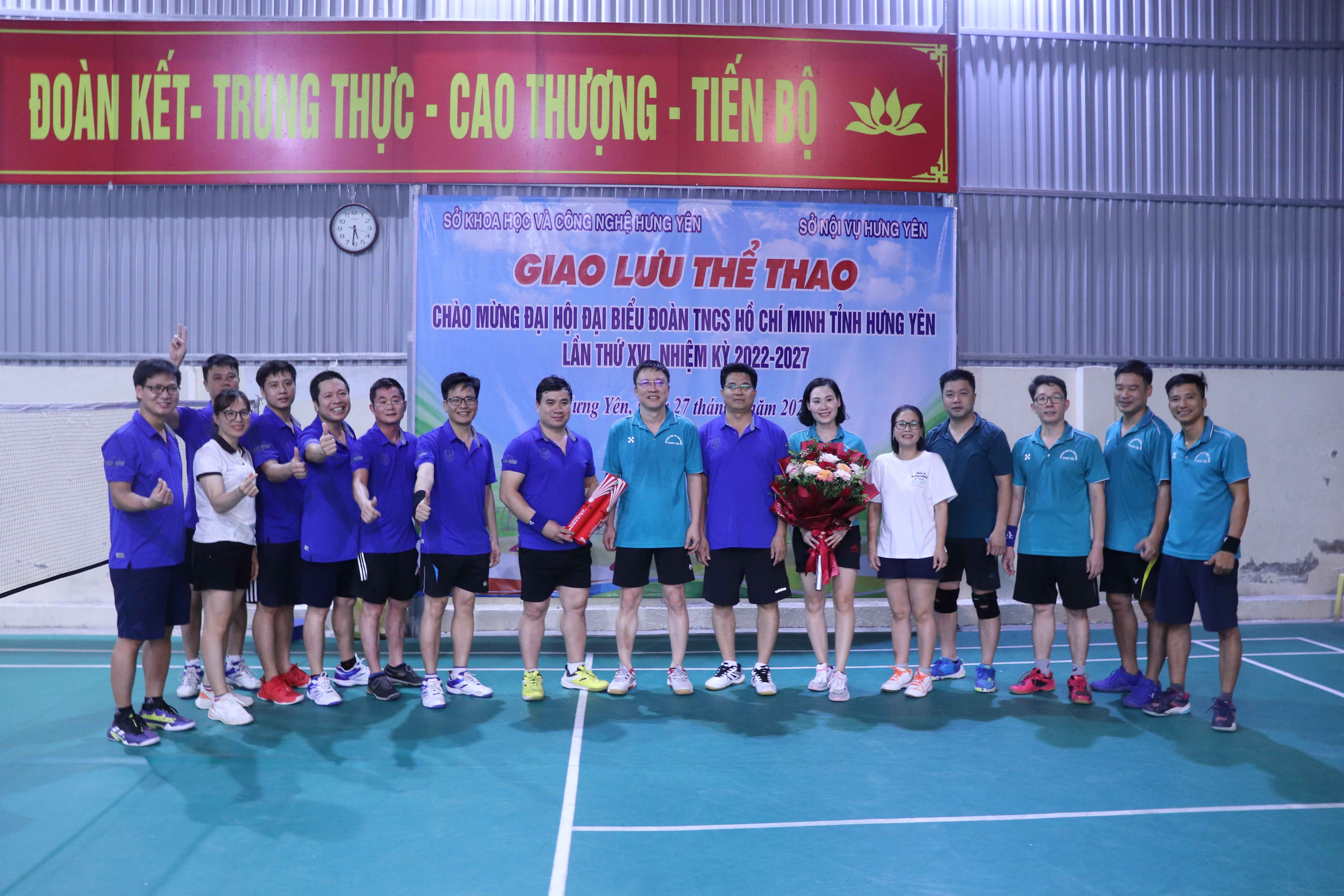   Giao lưu thể thao chào mừng Đại hội Đại biểu đoàn TNCS Hồ Chí Minh tỉnh Hưng Yên lần thứ XVI, nhiệm kỳ 2022-2027